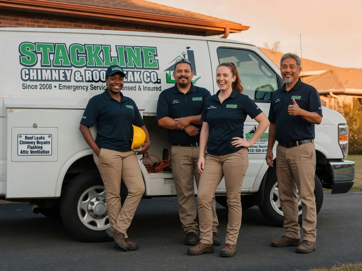 Chimney flashing repair company in Rosston, TX
